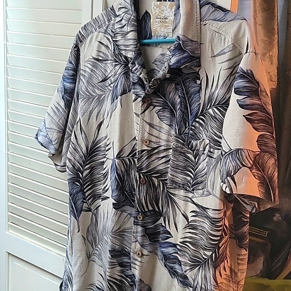 Mens XXL Tasso Elba Button Shirt